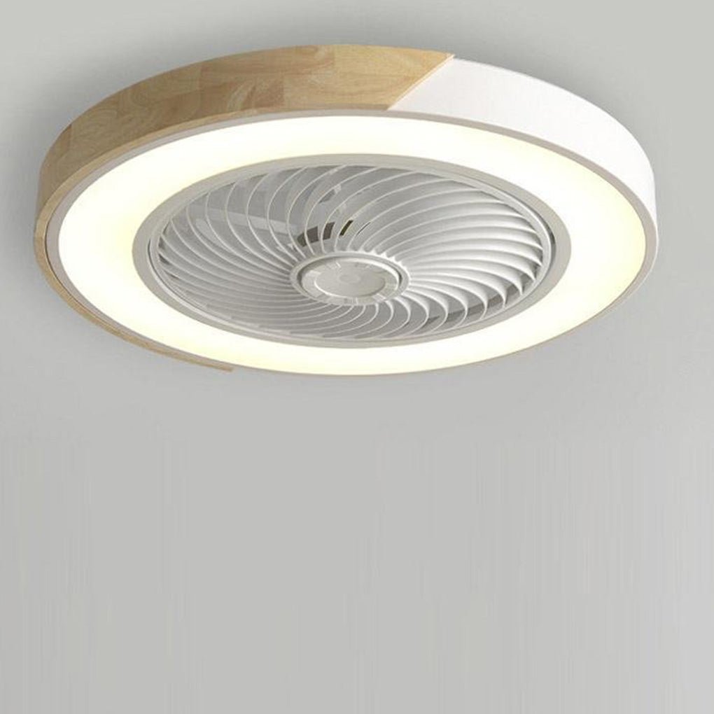 Plafonieră LED contemporană cu ventilator | Ormexis