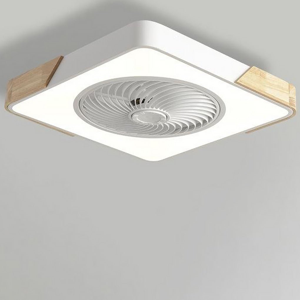 Plafonieră LED contemporană cu ventilator | Ormexis