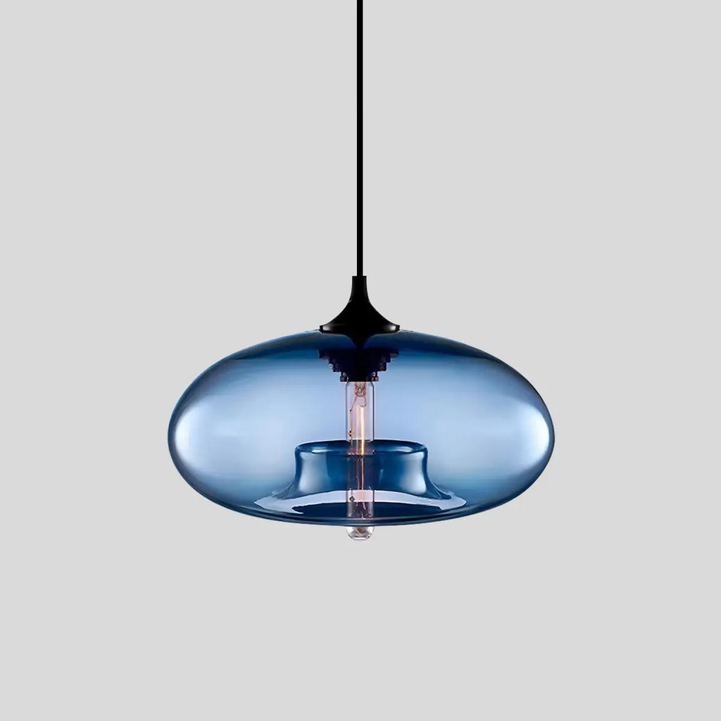 Vivid Glass Pendant Fixture for Dining Room Decor Accent
