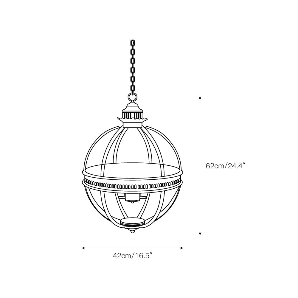 Palatial Glass Pendant Light | Ormexis