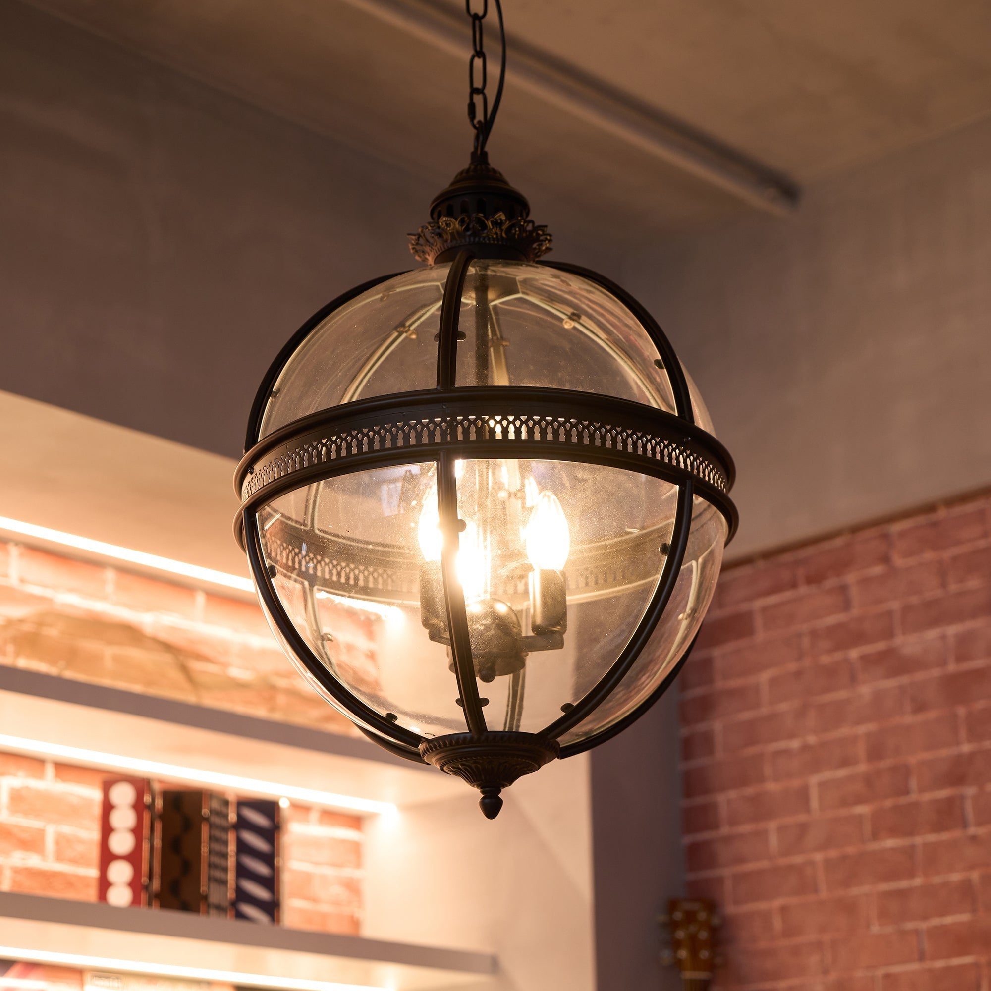 Palatial Glass Pendant Light | Ormexis