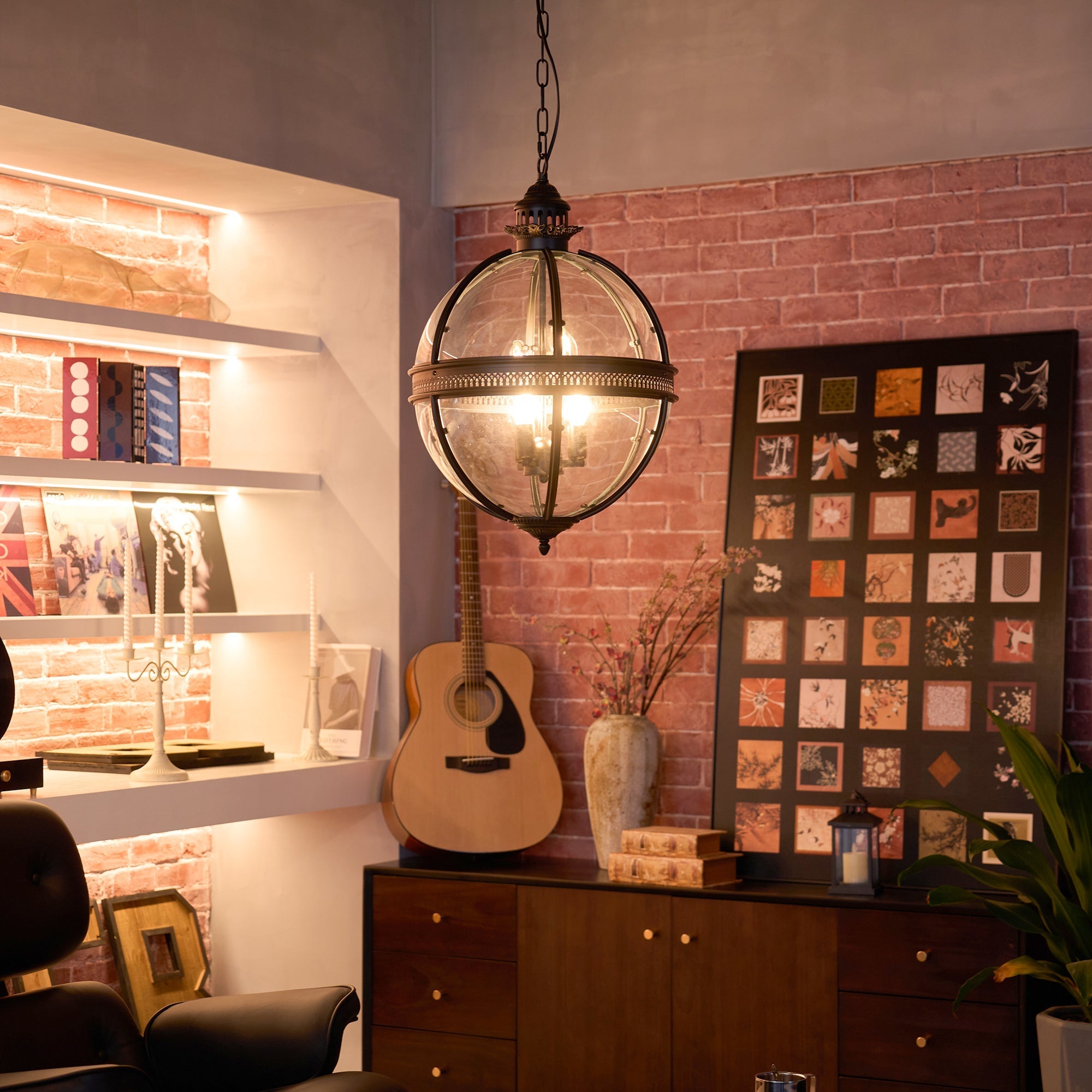Palatial Glass Pendant Light | Ormexis