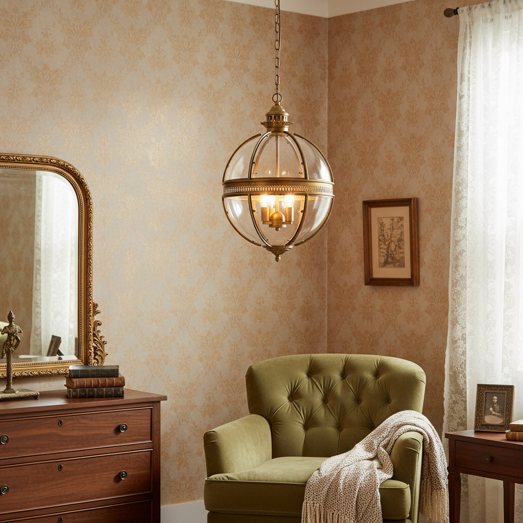 Palatial Glass Pendant Light | Ormexis