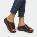Open-Toe Wedge Slip-On Sandals -  Everyday Summer Walking - Ormexis