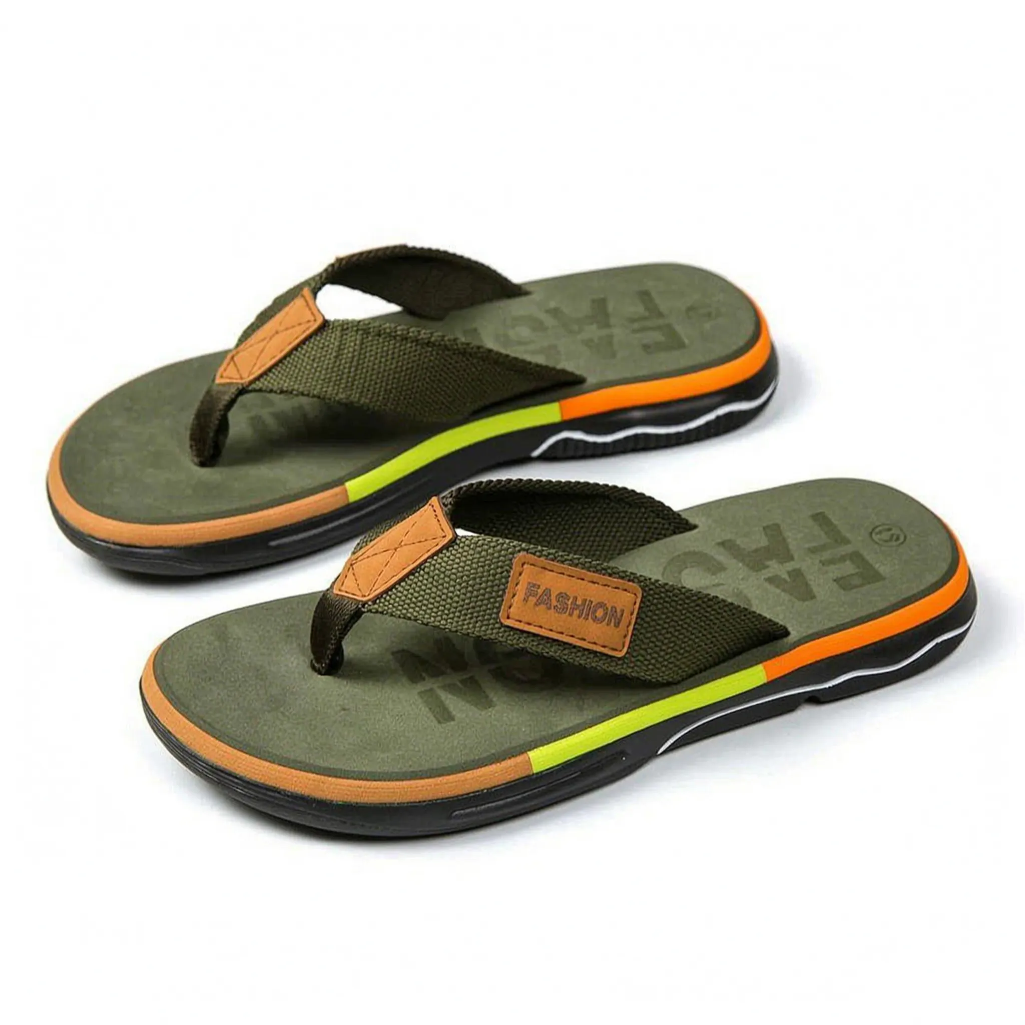 Casual Men's Flip-Flops -  Summer Beach Walks - Ormexis
