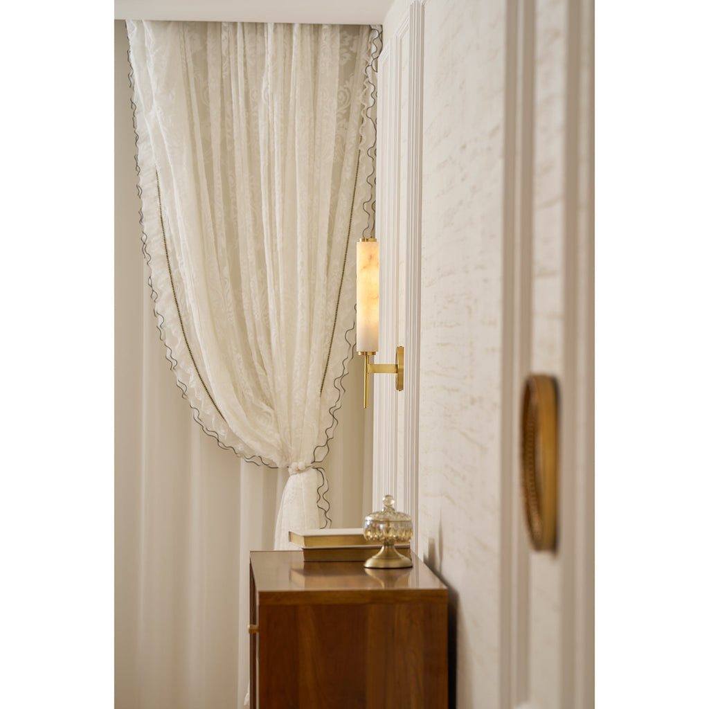 Celestine-Alabaster-Wandleuchte | Ormexis