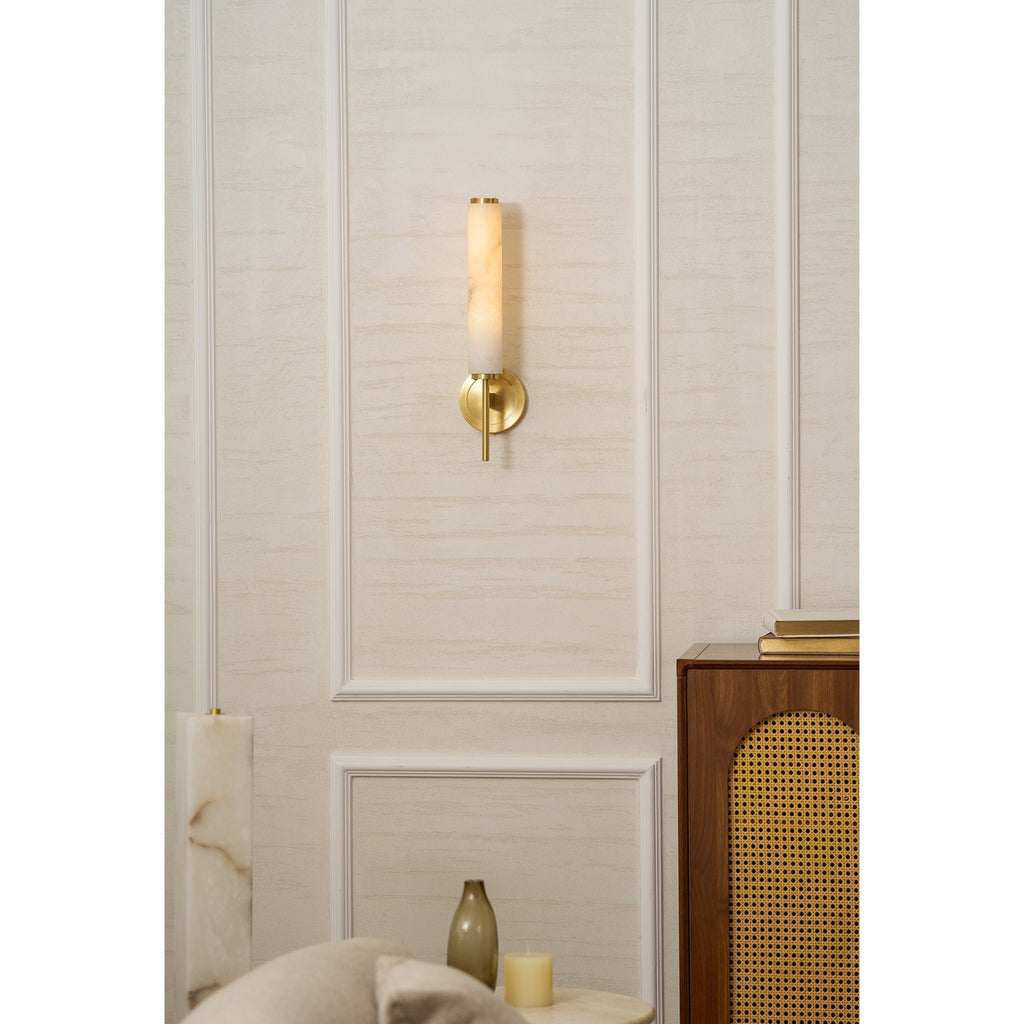 Celestine-Alabaster-Wandleuchte | Ormexis