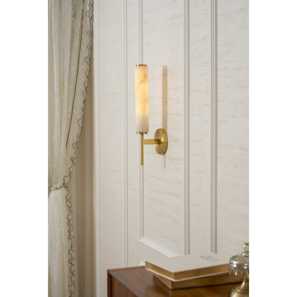 Celestine-Alabaster-Wandleuchte | Ormexis