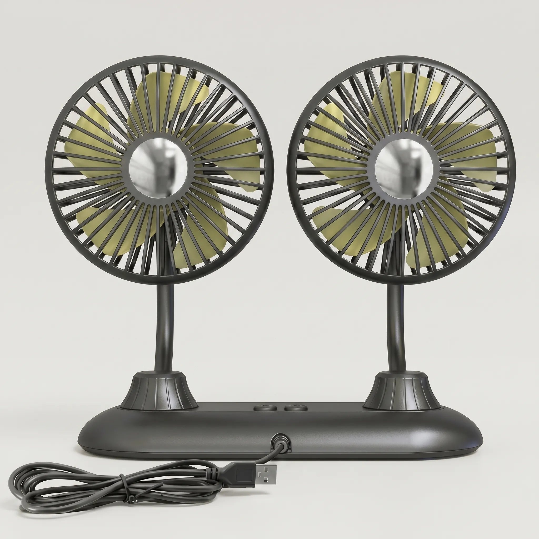 Ventilatore Auto a Doppia Testa - Circolazione Aria Veicolo - Ormexis