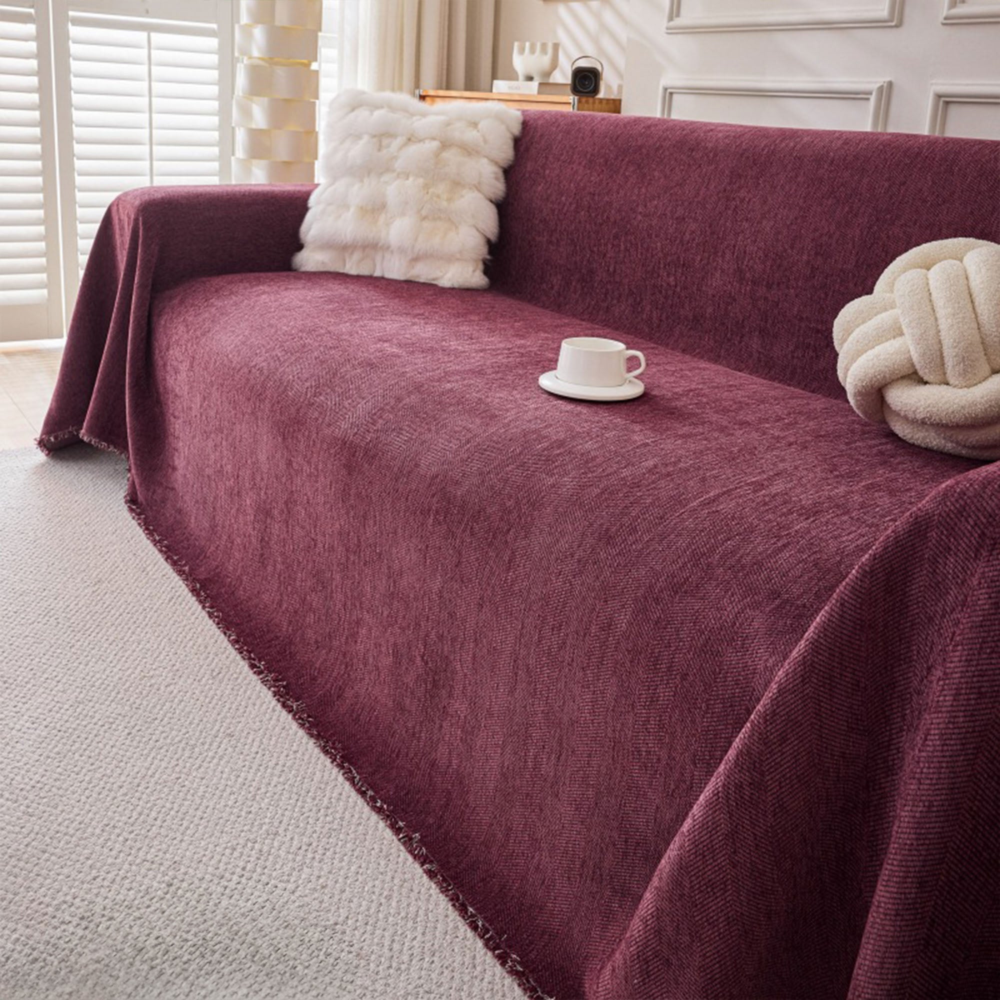 Vertical Stripe Sofa Cover | Ormexis