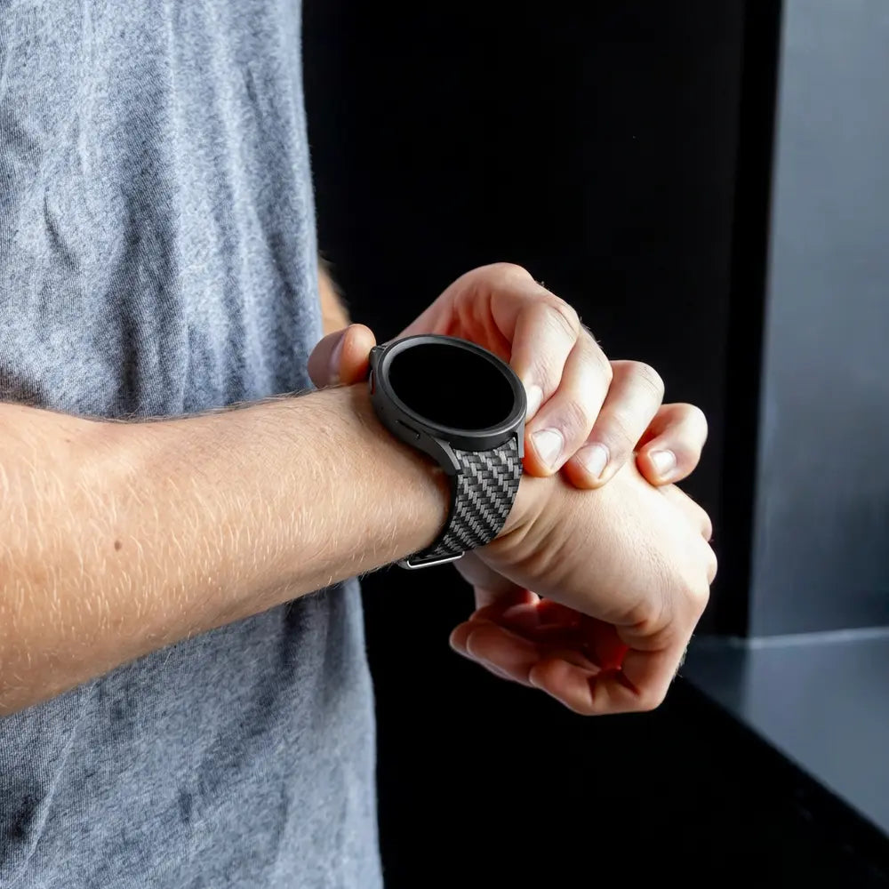 Samsung Galaxy Watch 6 Classic 47mm řemínek s karbonovou sponou D-Buckle