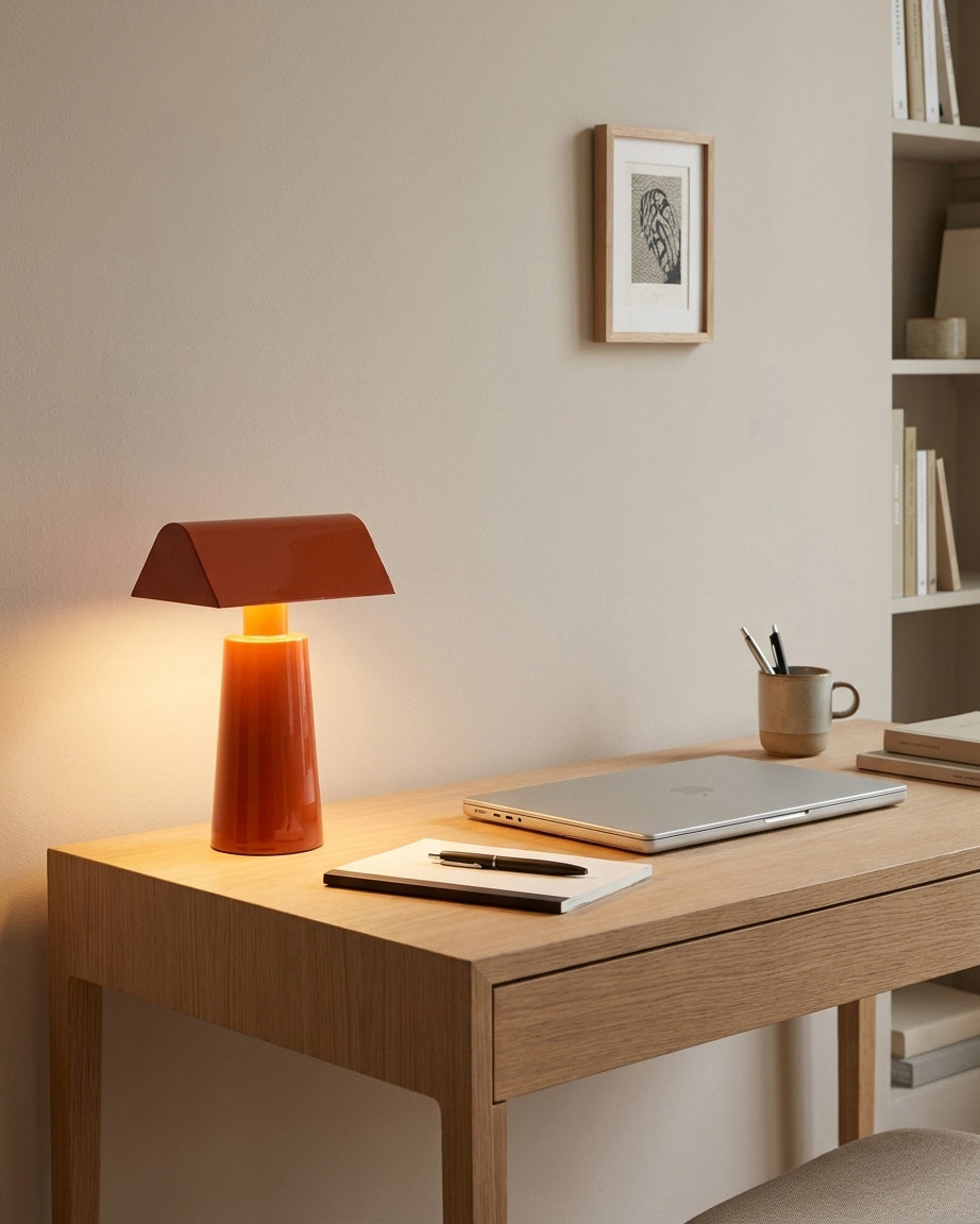 Candeeiro de mesa monolítico moderno | Ormexis