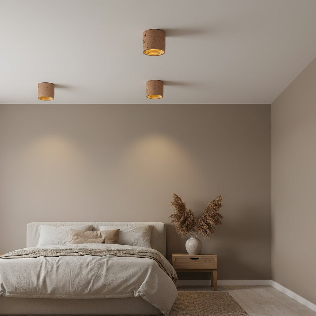 Roman Travertine Wall Sconce | Ormexis