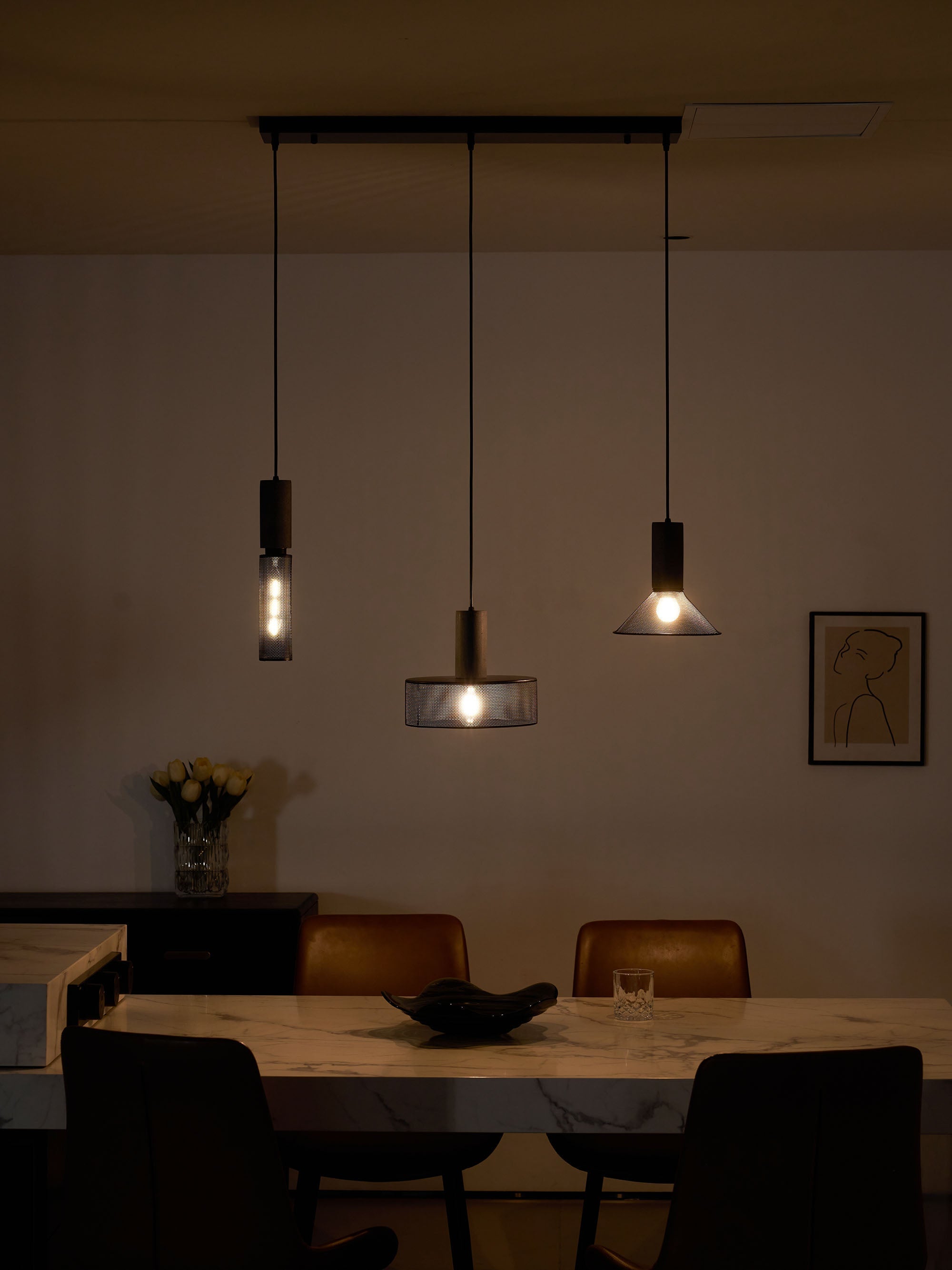 Mesh Cylinder Pendant Light | Ormexis