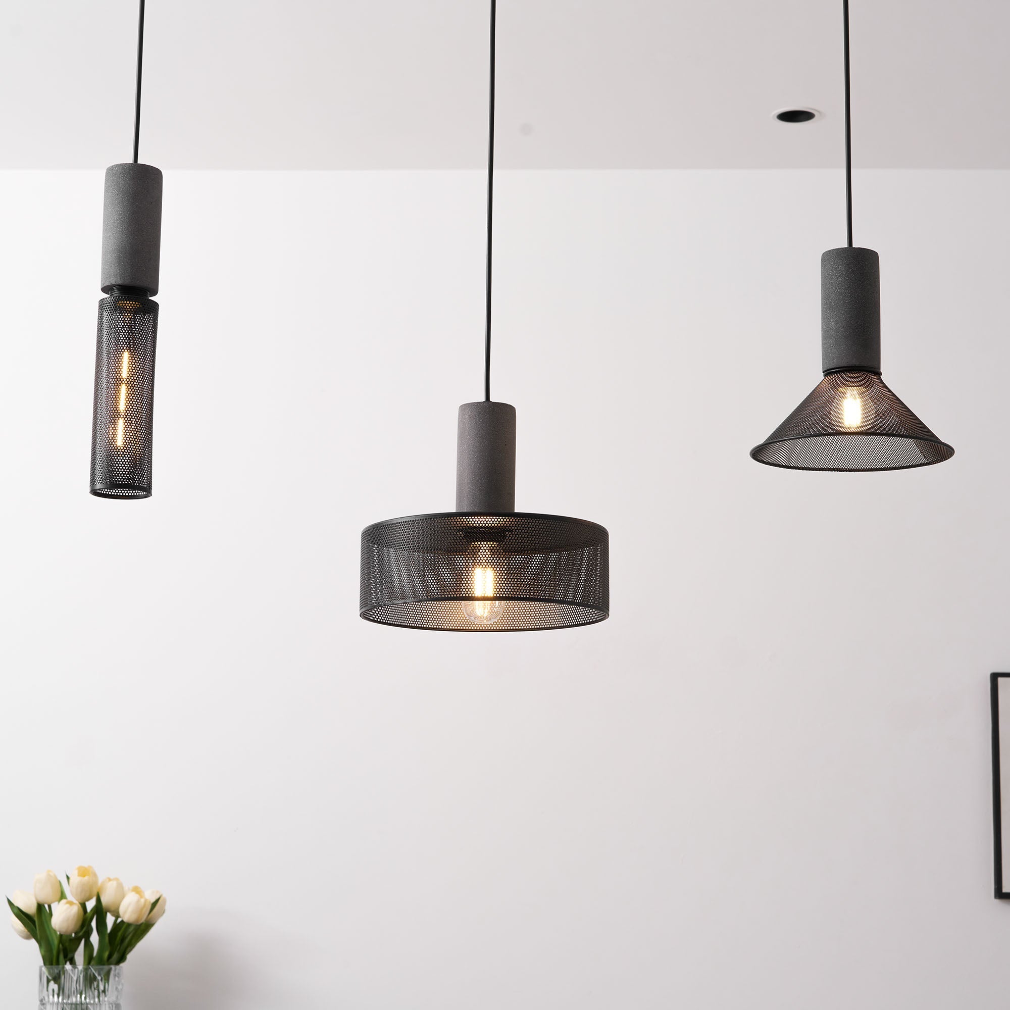 Mesh Cylinder Pendant Light | Ormexis