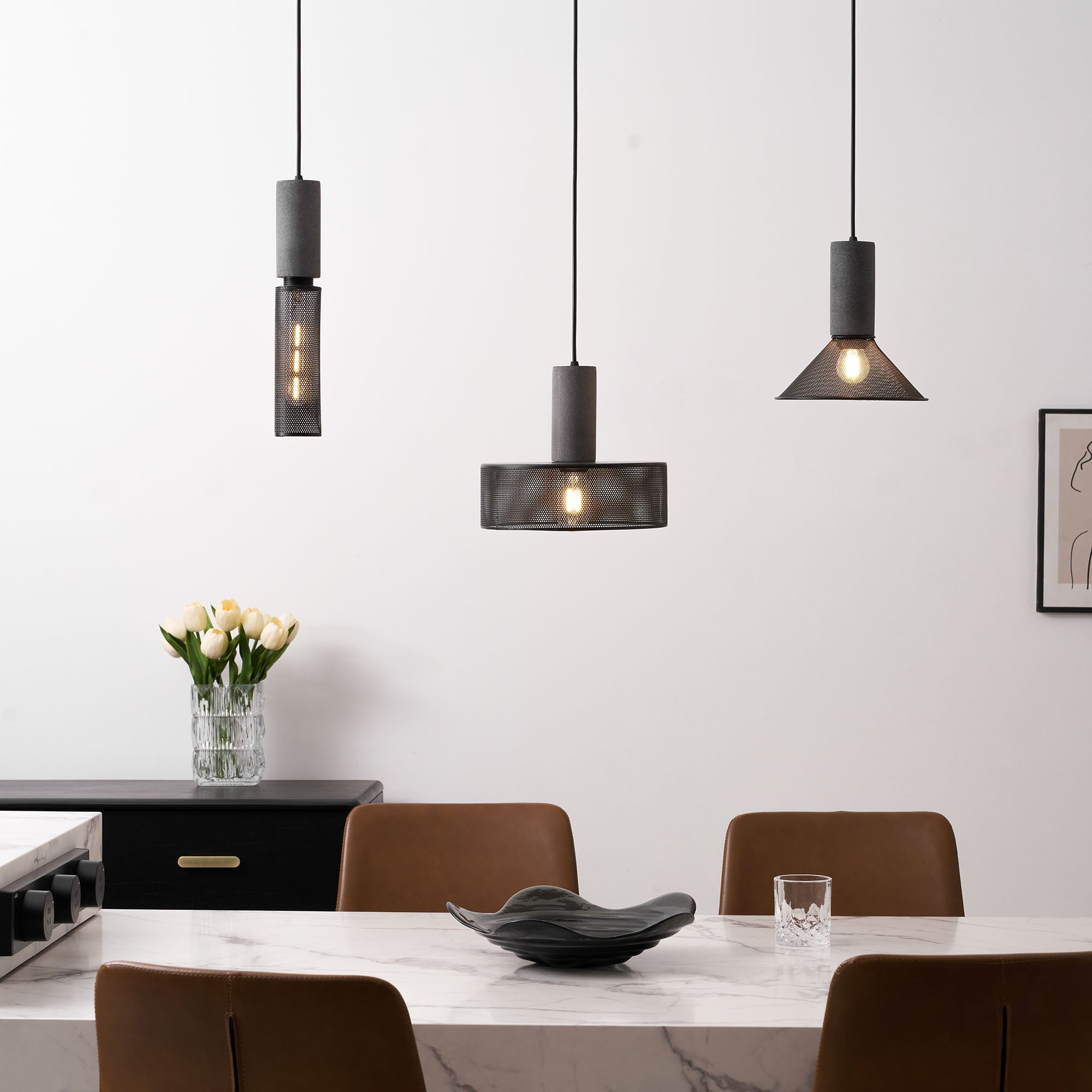 Mesh Cylinder Pendant Light | Ormexis