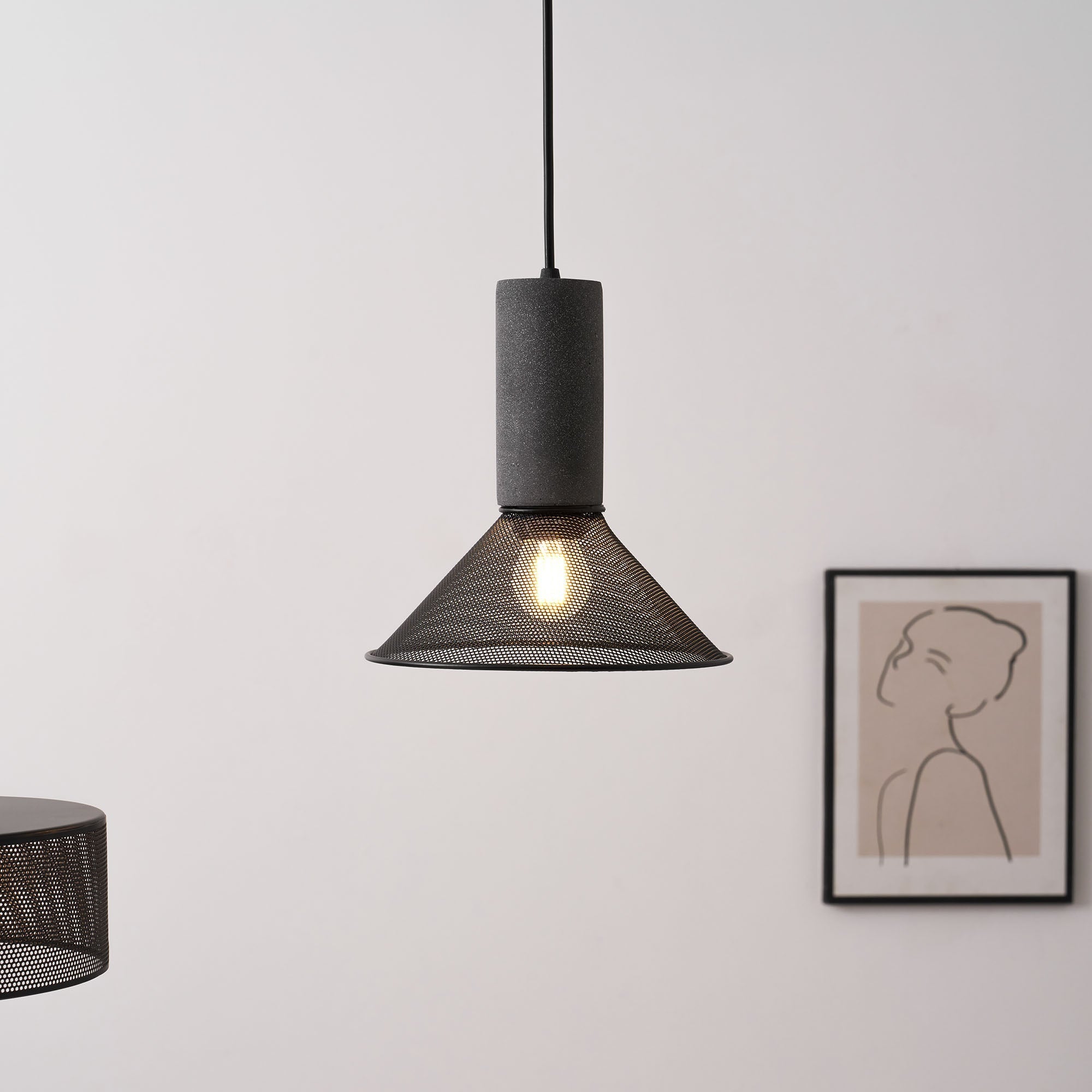 Mesh Cylinder Pendant Light | Ormexis