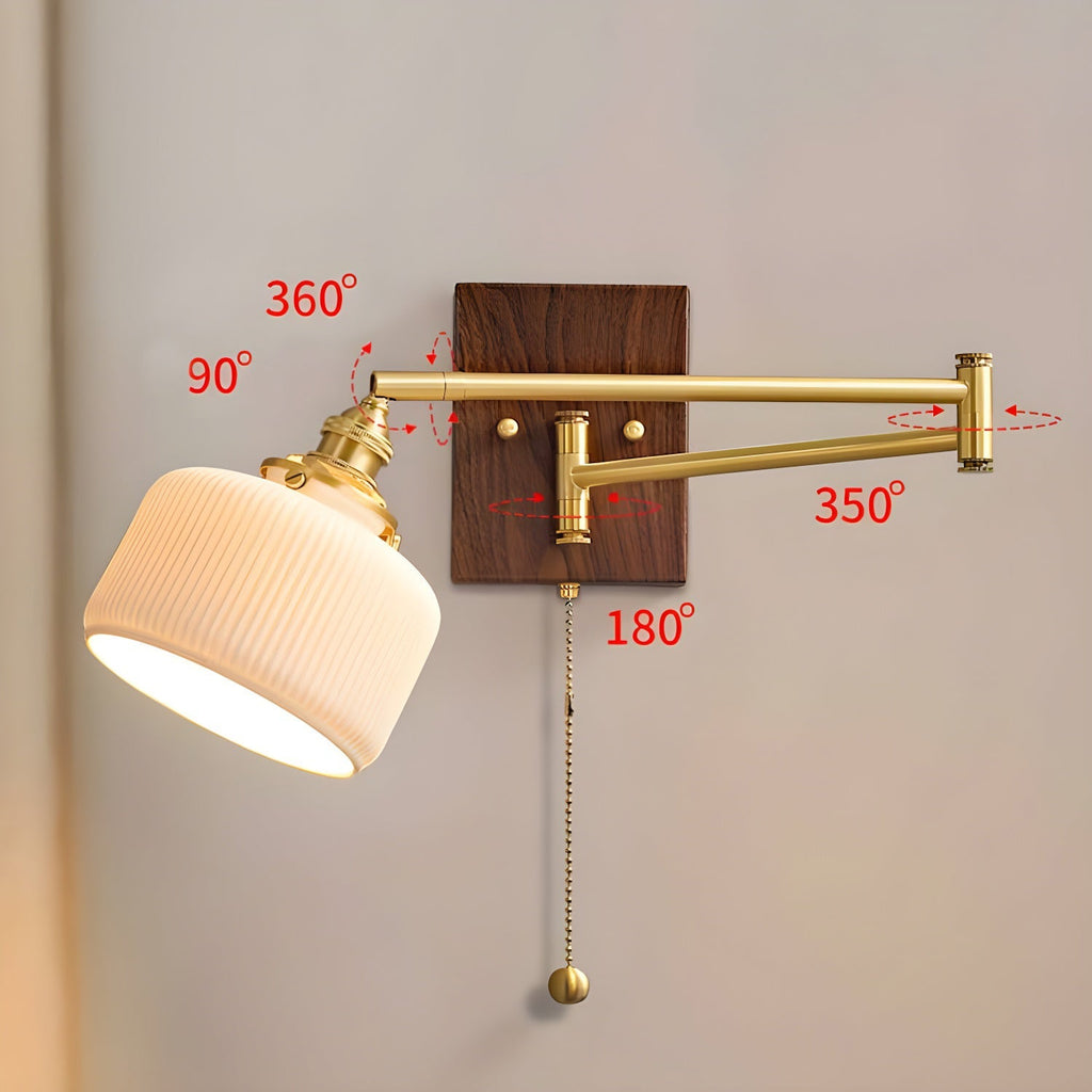 Vnitřní geometrické keramické nástěnné svítidlo | Ormexis