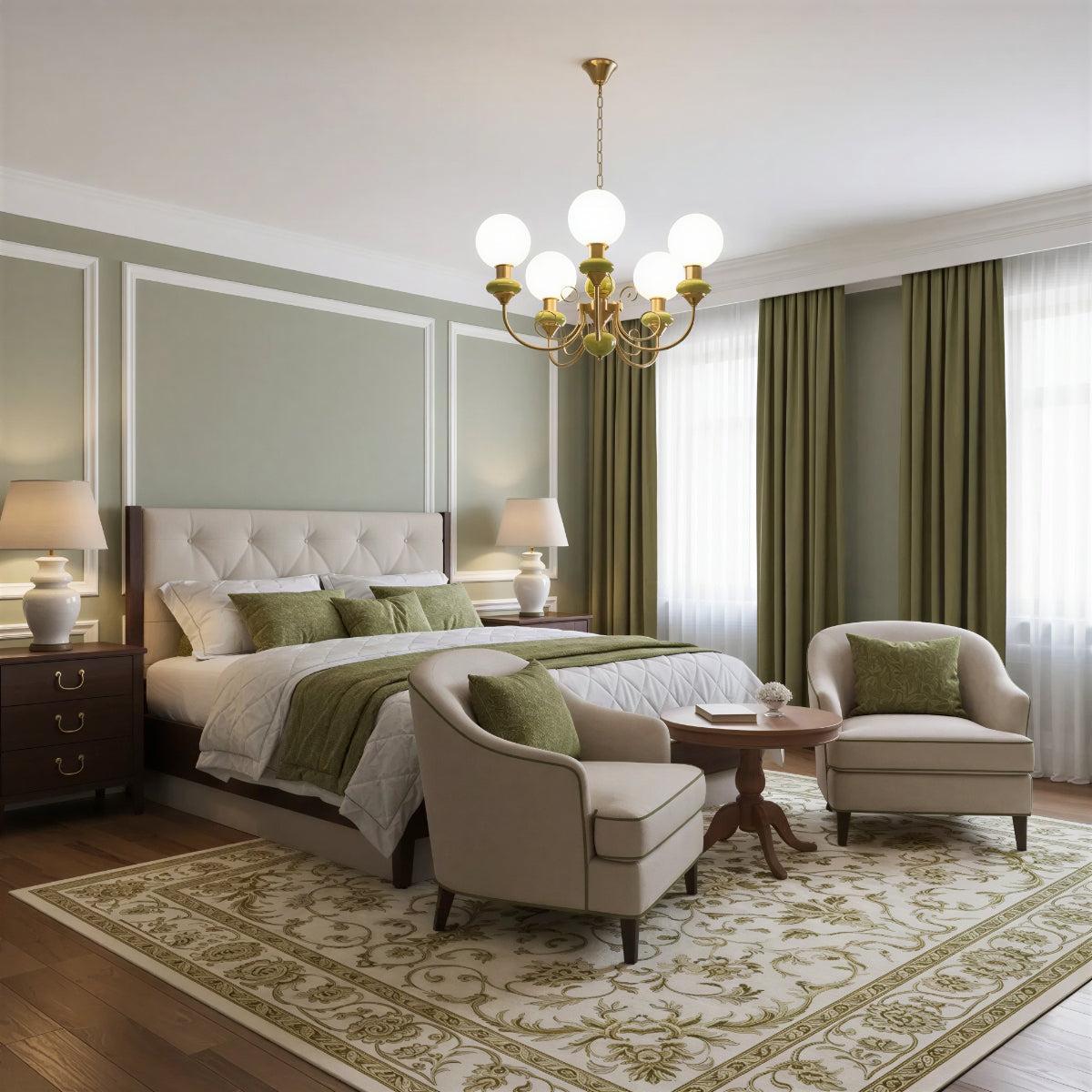 Pendelleuchte mit modernem Glaskugel-Design | Ormexis