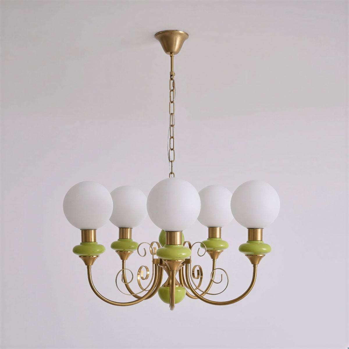 Pendelleuchte mit modernem Glaskugel-Design | Ormexis