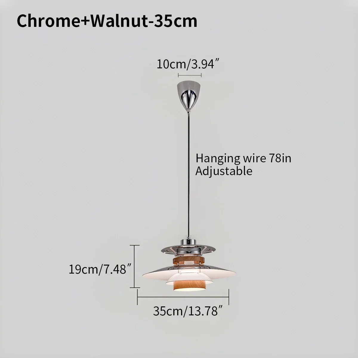 Suspension style UFO Mercero pour cuisine et salle à manger