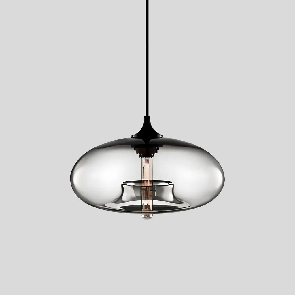 Vivid Glass Pendant Fixture for Dining Room Decor Accent