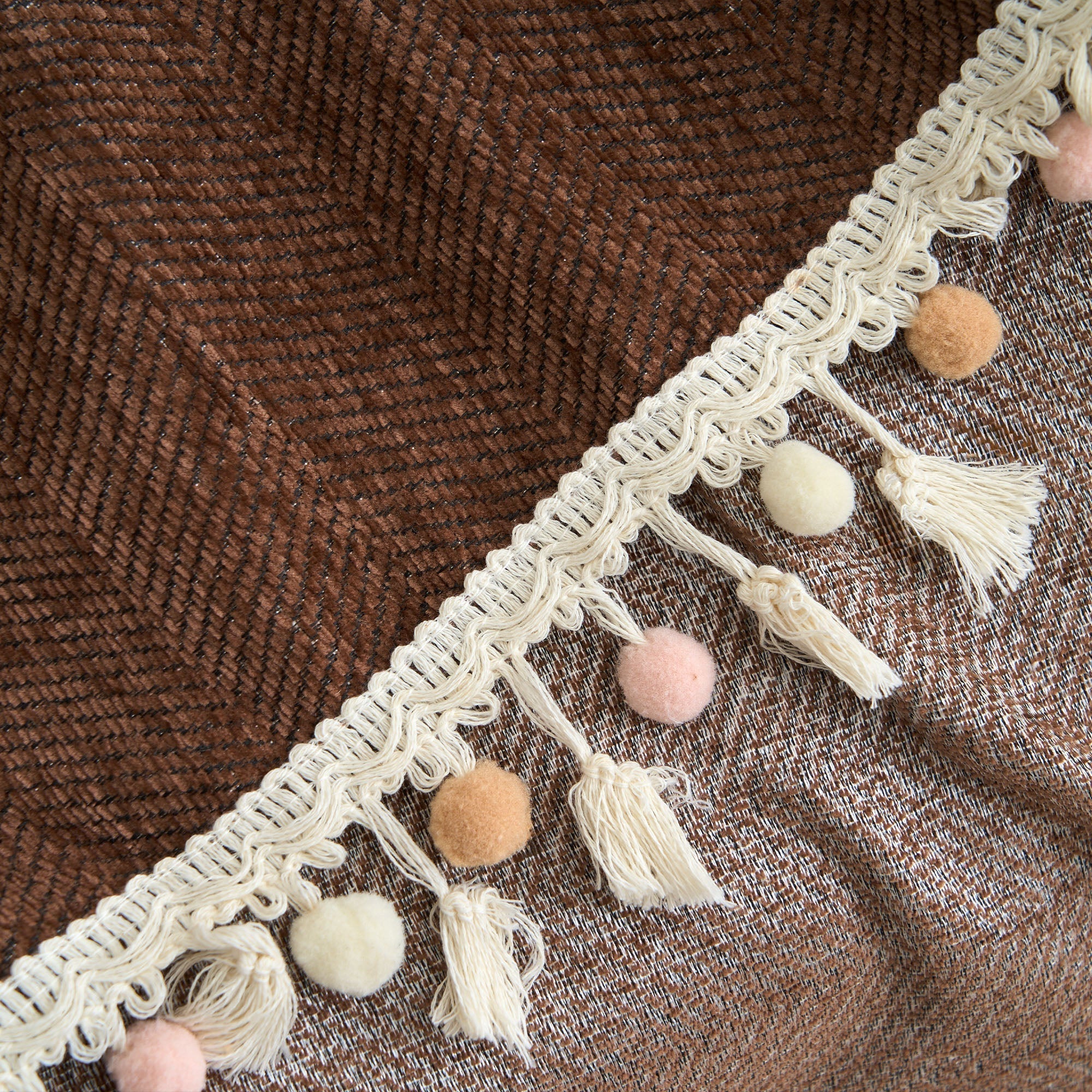 Herringbone Tassel Sofa Cover | Ormexis
