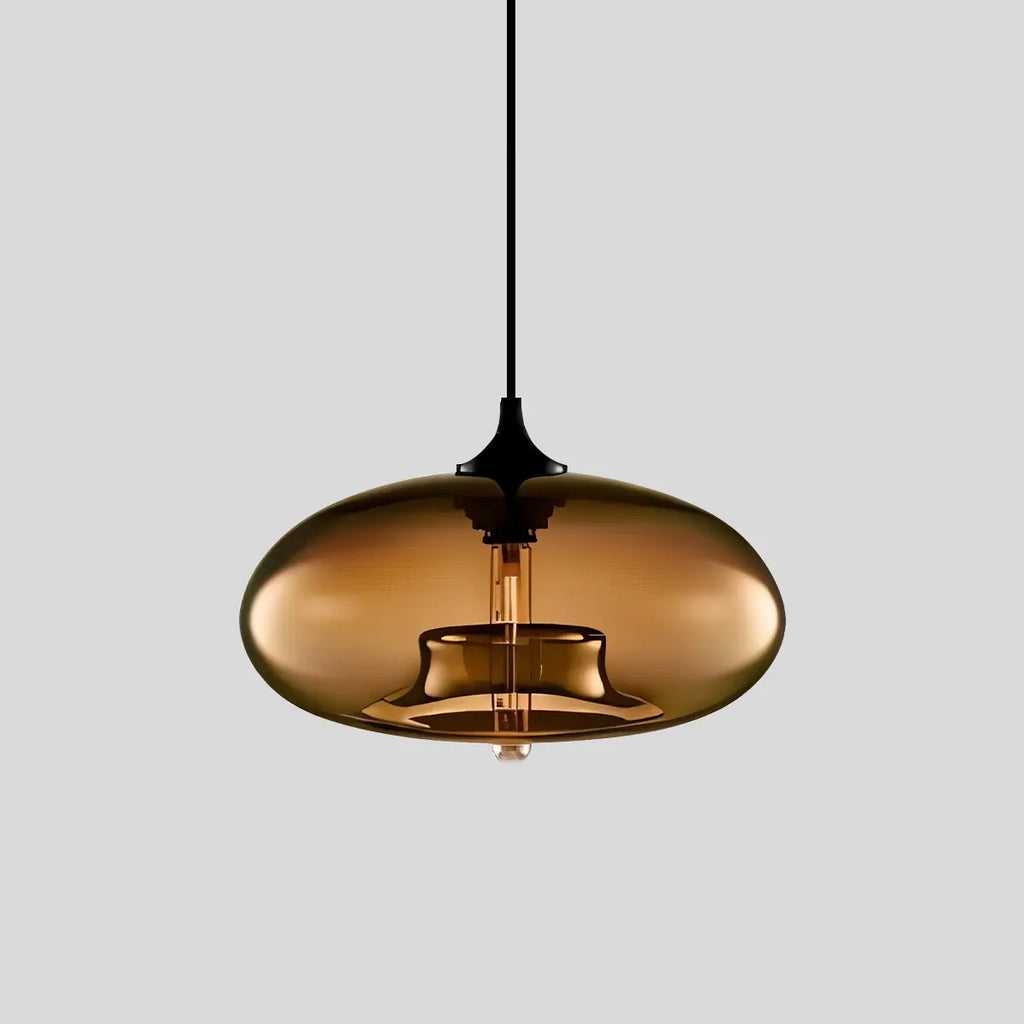 Vivid Glass Pendant Fixture for Dining Room Decor Accent