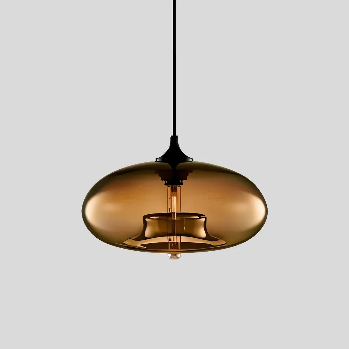 Vivid Glass Pendant Fixture for Dining Room Decor Accent