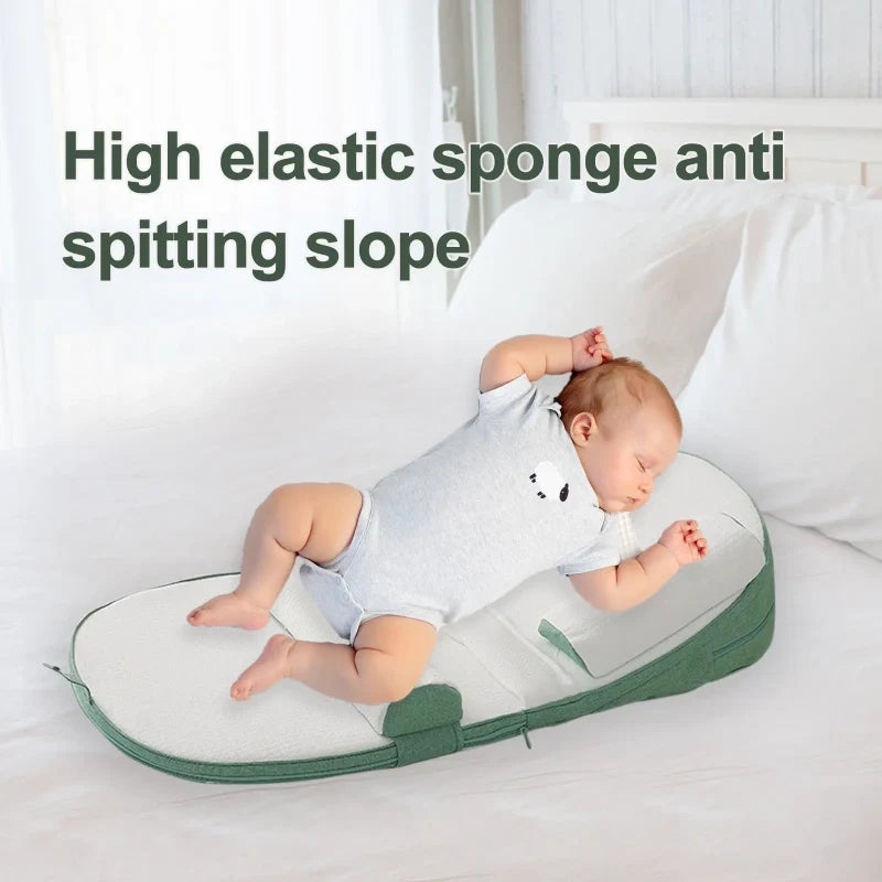 Newborn Wedge Pillow For Reflux Comfort With Memory Foam Support