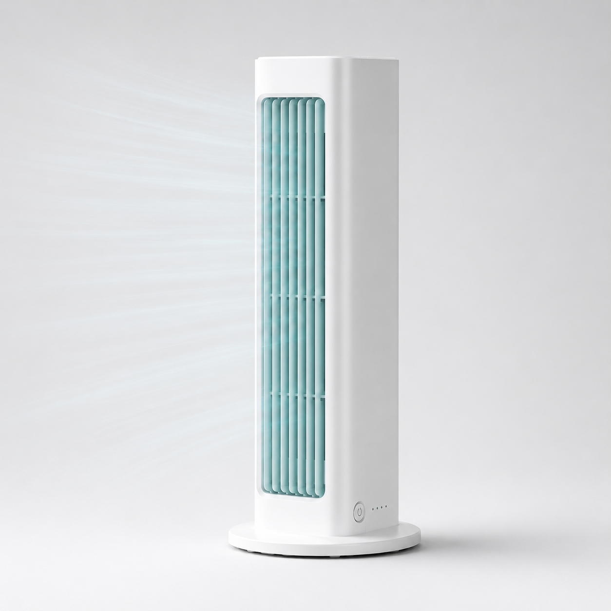 Efficient Airflow From A Compact Tower Fan With Oscillation
