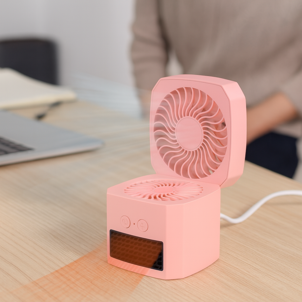 Efficient All-Season Heater And Cooling Fan For Year-Round Comfort