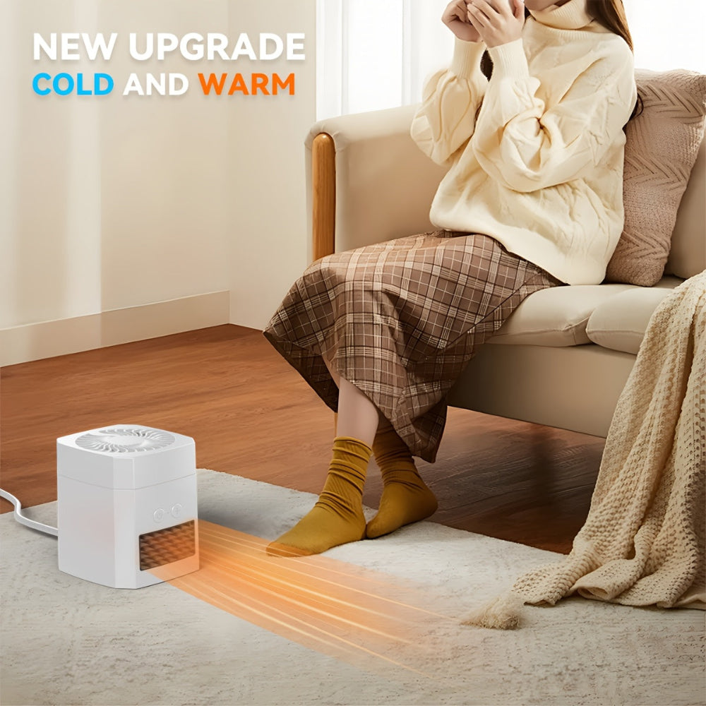 Efficient All-Season Heater And Cooling Fan For Year-Round Comfort