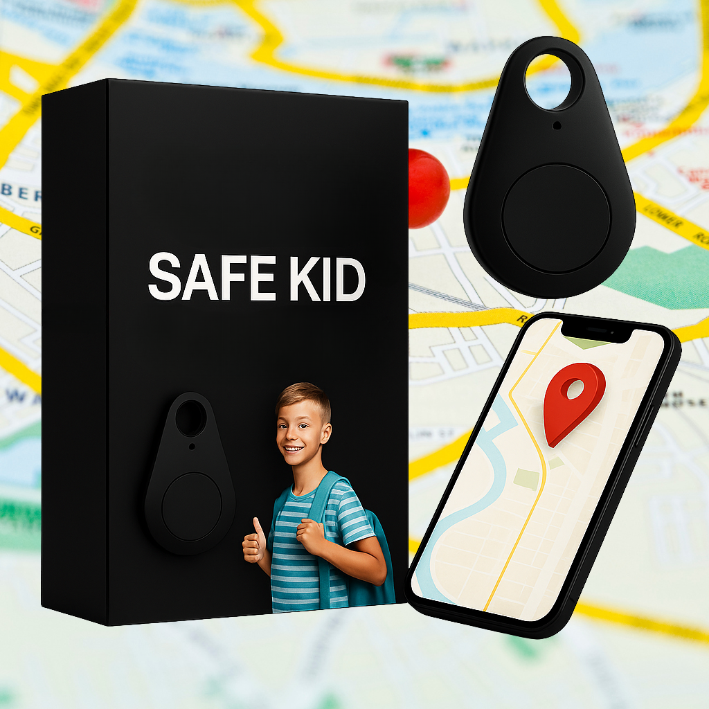 Rastreador GPS para Crianças com Localização em Tempo Real e Alertas SOS à Prova de Água