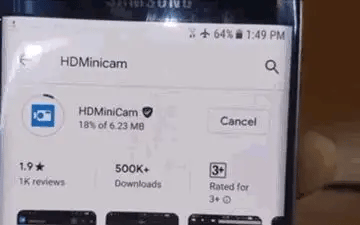 Mini 1080P bezpečnostní kamera s nočním viděním a detekcí pohybu
