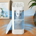 USB-s asztali ventilátor permetező hűtéssel és csendes, azonnali enyhüléssel