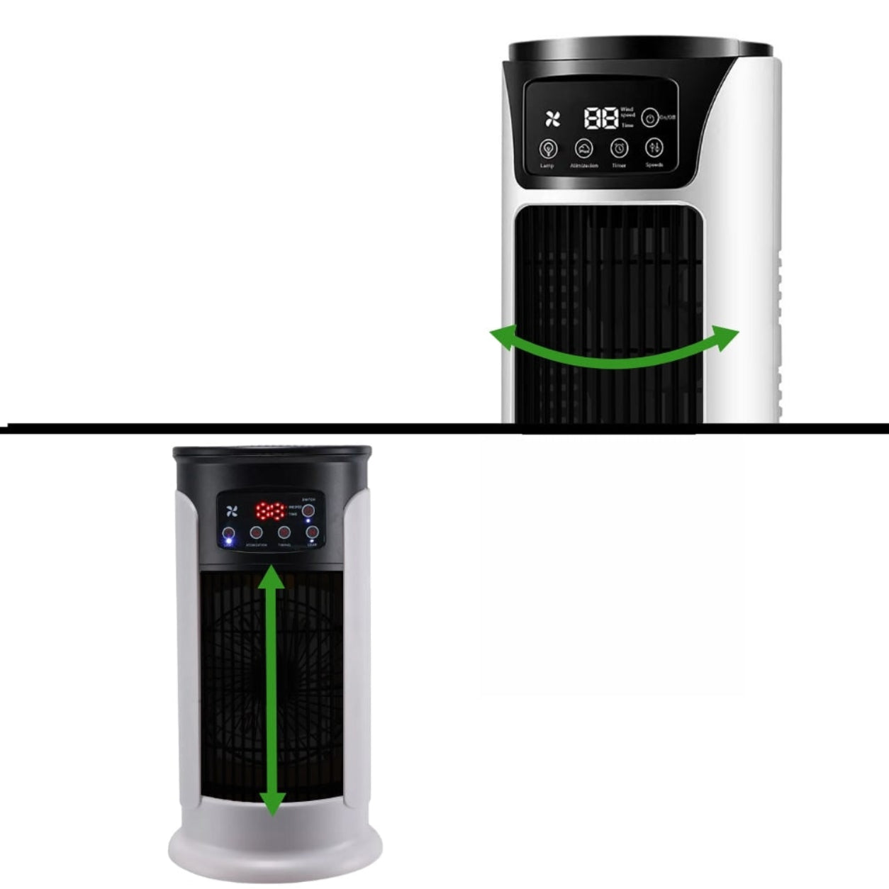 Piccola unità di raffreddamento portatile con deumidificatore per il comfort in tutte le stagioni
