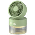 Tragbarer USB-Mini-Ventilator mit Vernebelungstechnologie für leise, erfrischende Luft