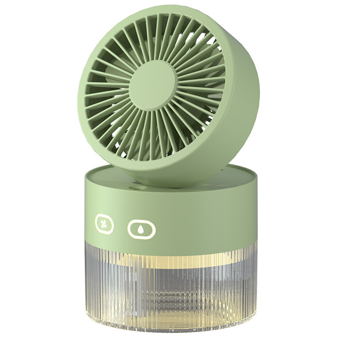 Tragbarer USB-Mini-Ventilator mit Vernebelungstechnologie für leise, erfrischende Luft