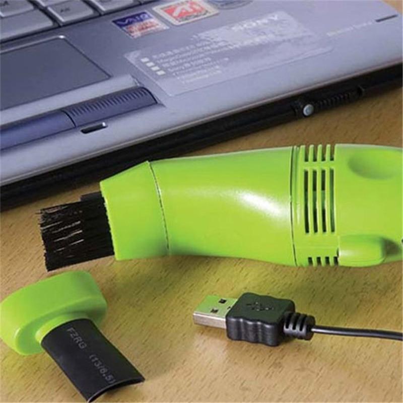 Aspirapolvere per tastiera USB con luce LED per elettronica, rimozione polvere multiuso