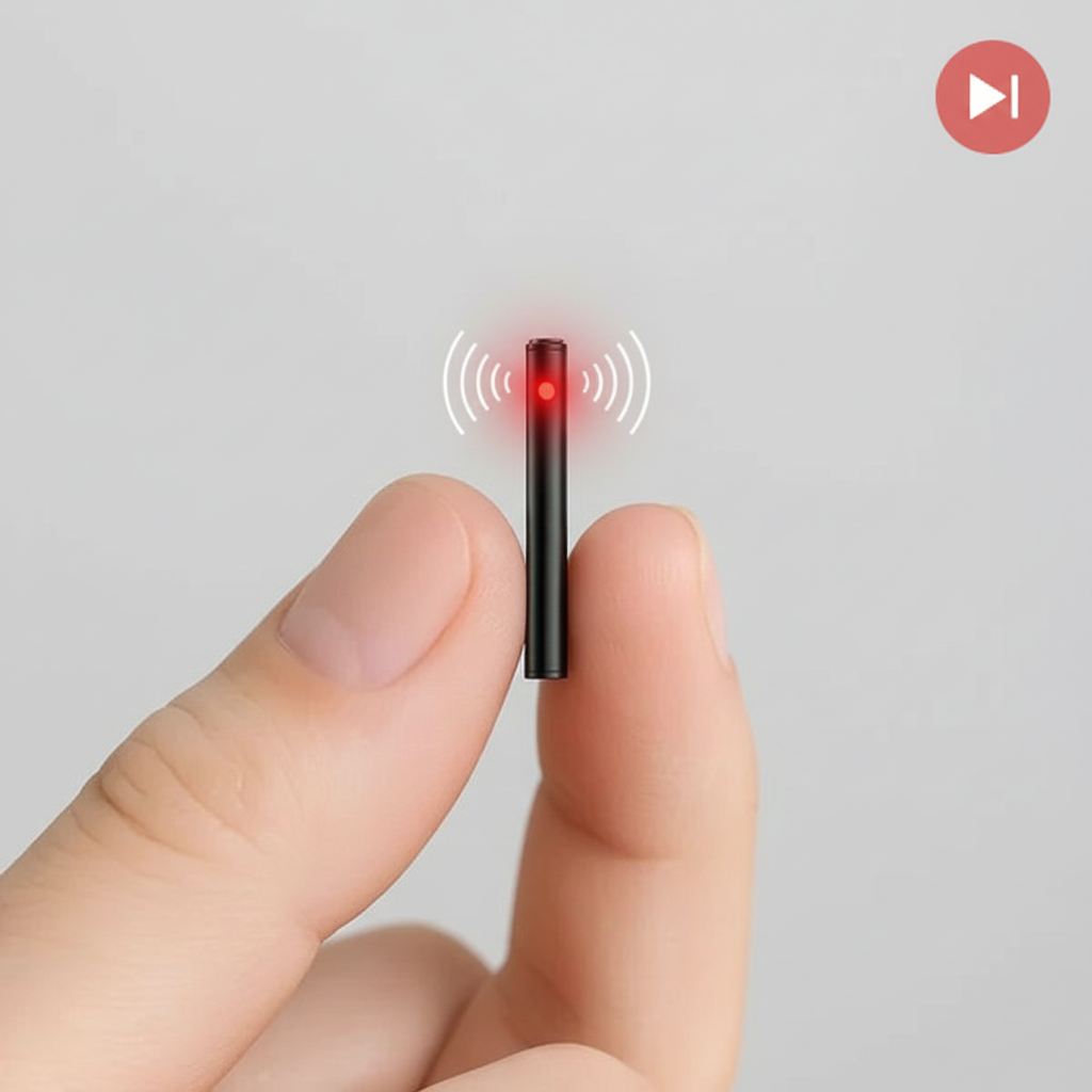 Enregistreur vocal miniature avec activation sonore pour enregistrement discret