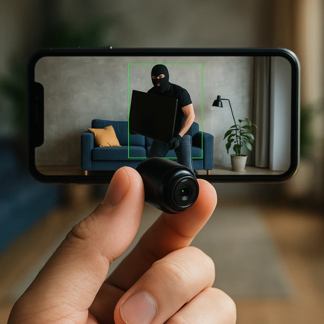 מערכת מצלמת אבטחה אלחוטית פנימית 1080P עם ראיית לילה למעקב ביתי