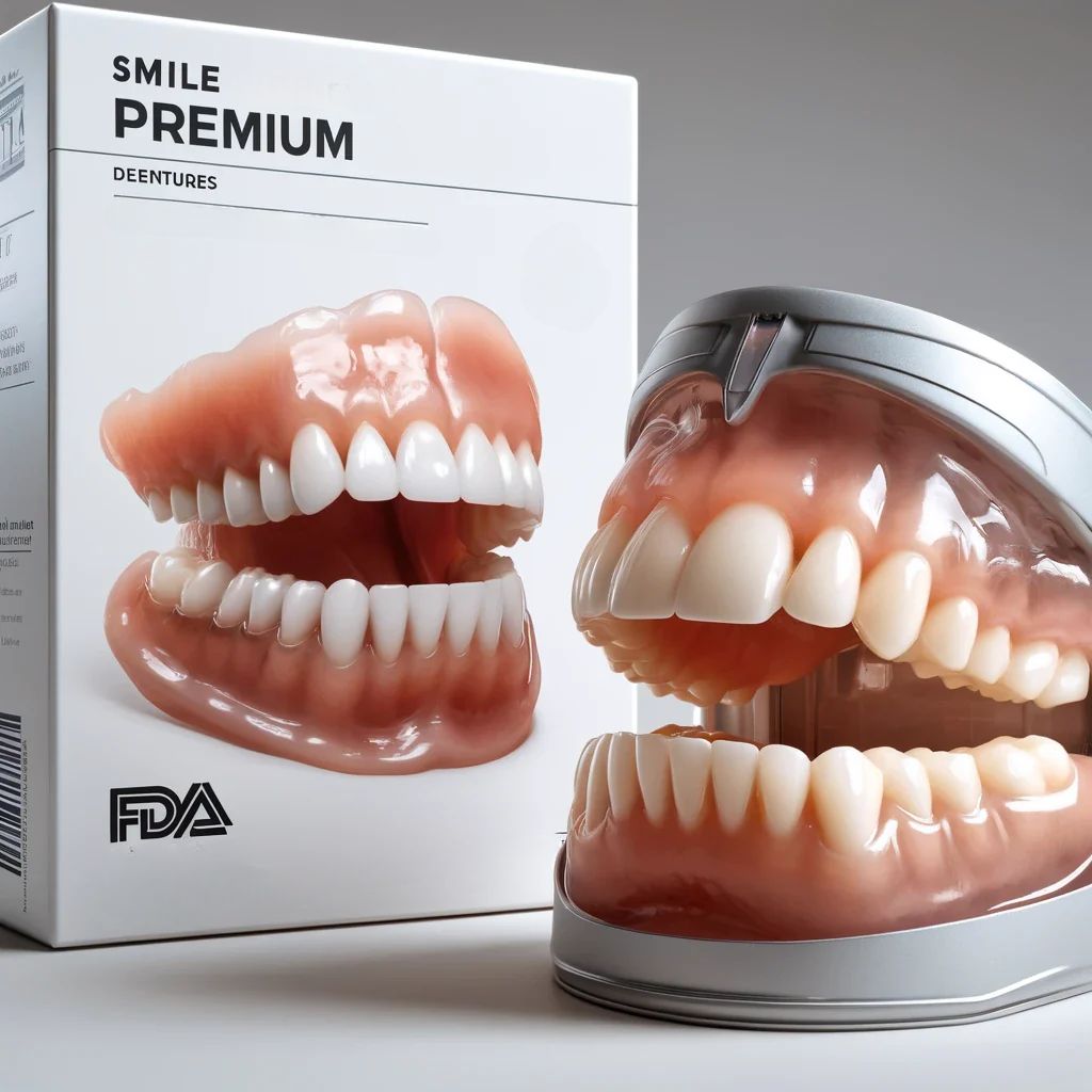 Natural Look Complete Dentures Set With Custom Fit For All Day Comfort And Confidence
