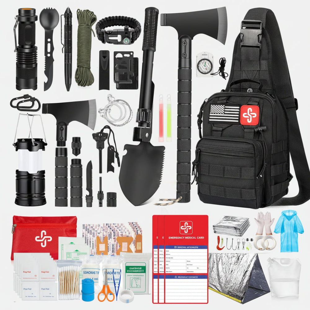 All-In-One 262-Piece Survival Kit For Disaster Readiness - Ormexis