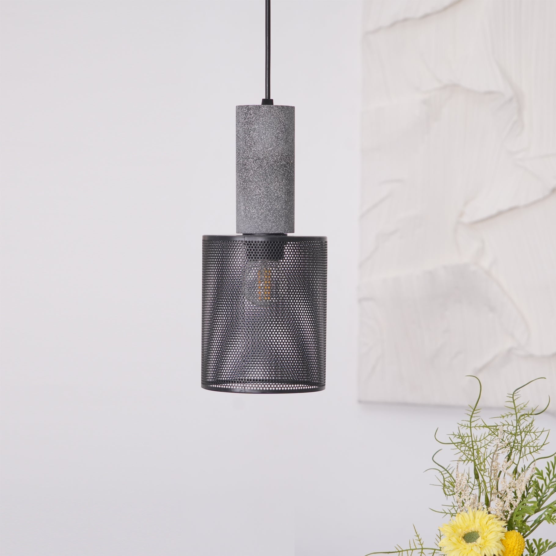 Mesh Cylinder Pendant Light | Ormexis