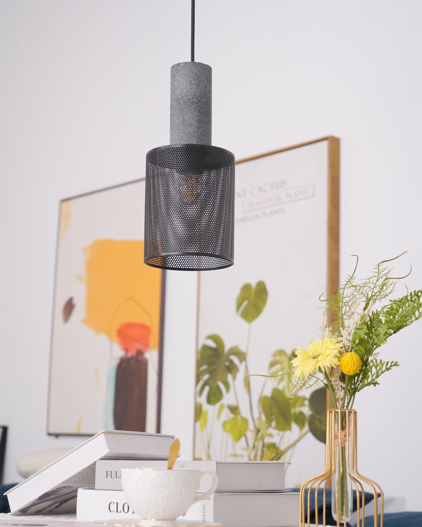 Mesh Cylinder Pendant Light | Ormexis