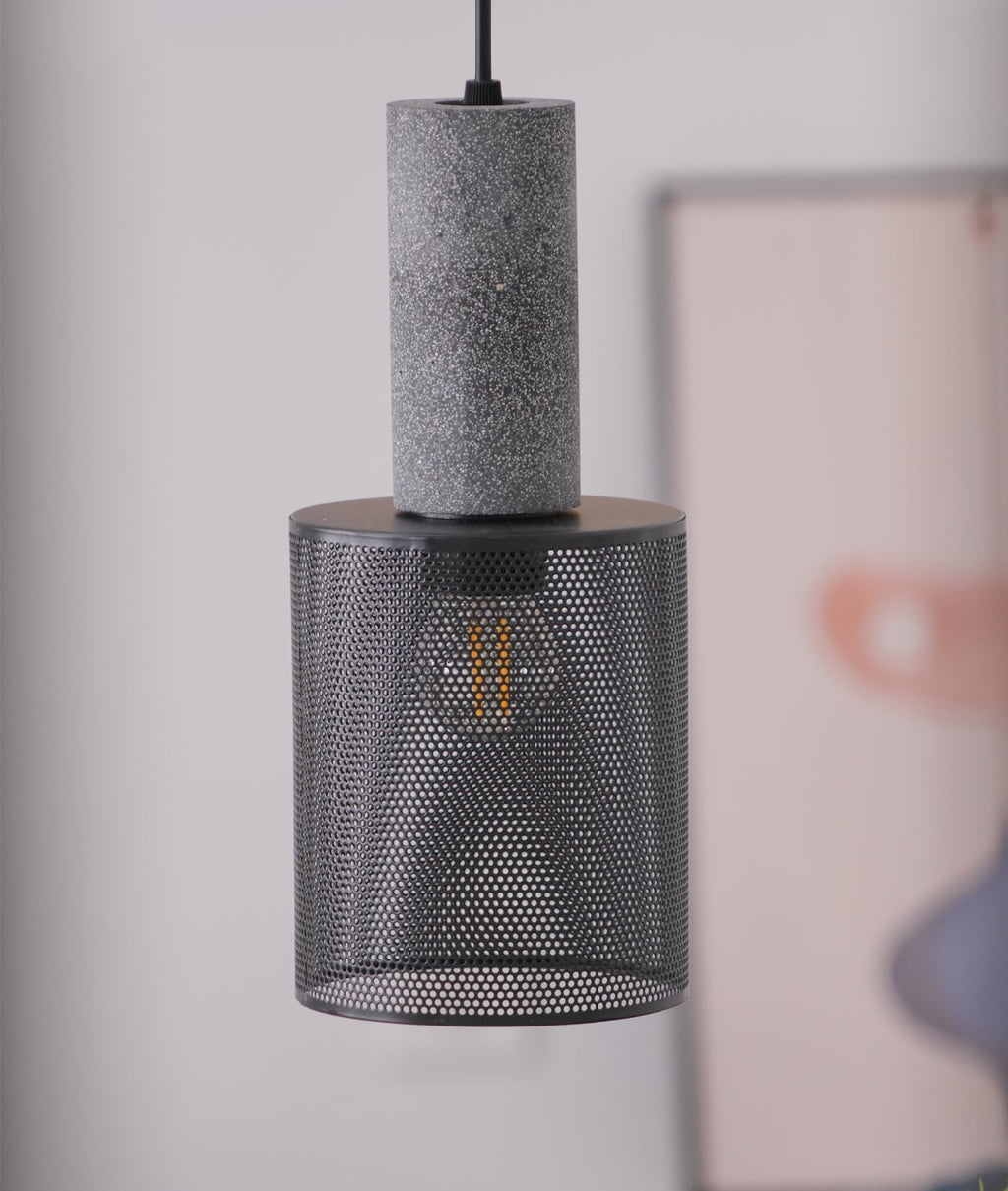 Mesh Cylinder Pendant Light | Ormexis