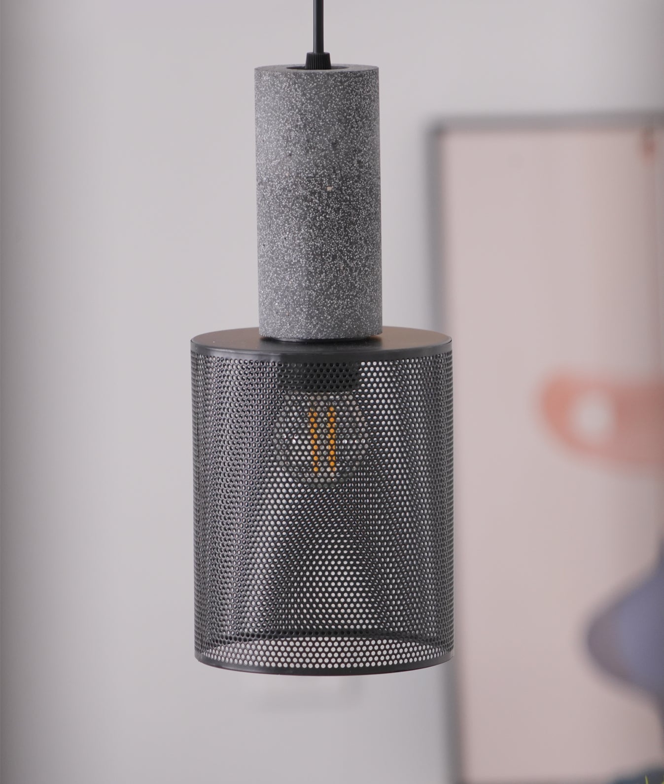 Mesh Cylinder Pendant Light | Ormexis