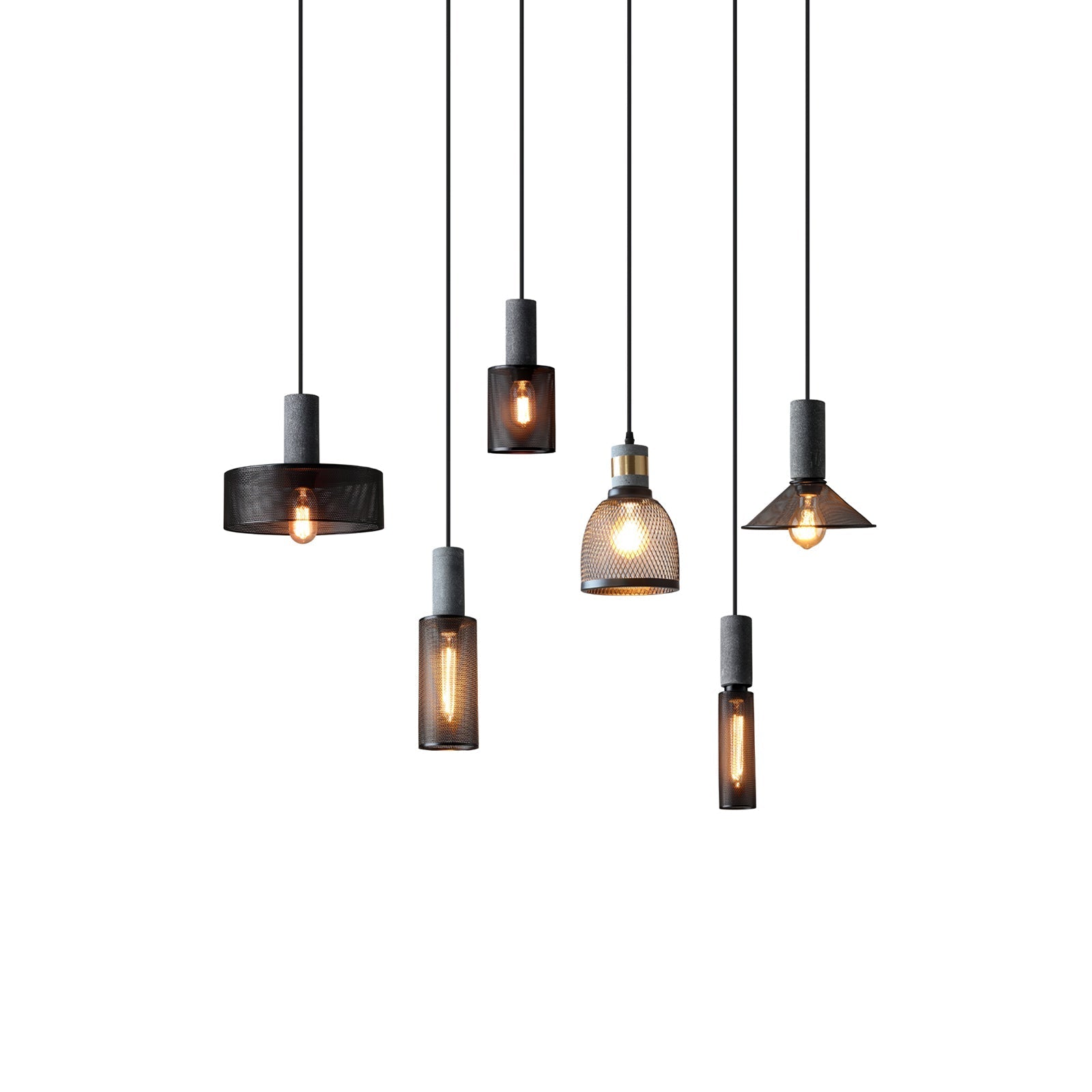 Mesh Cylinder Pendant Light | Ormexis