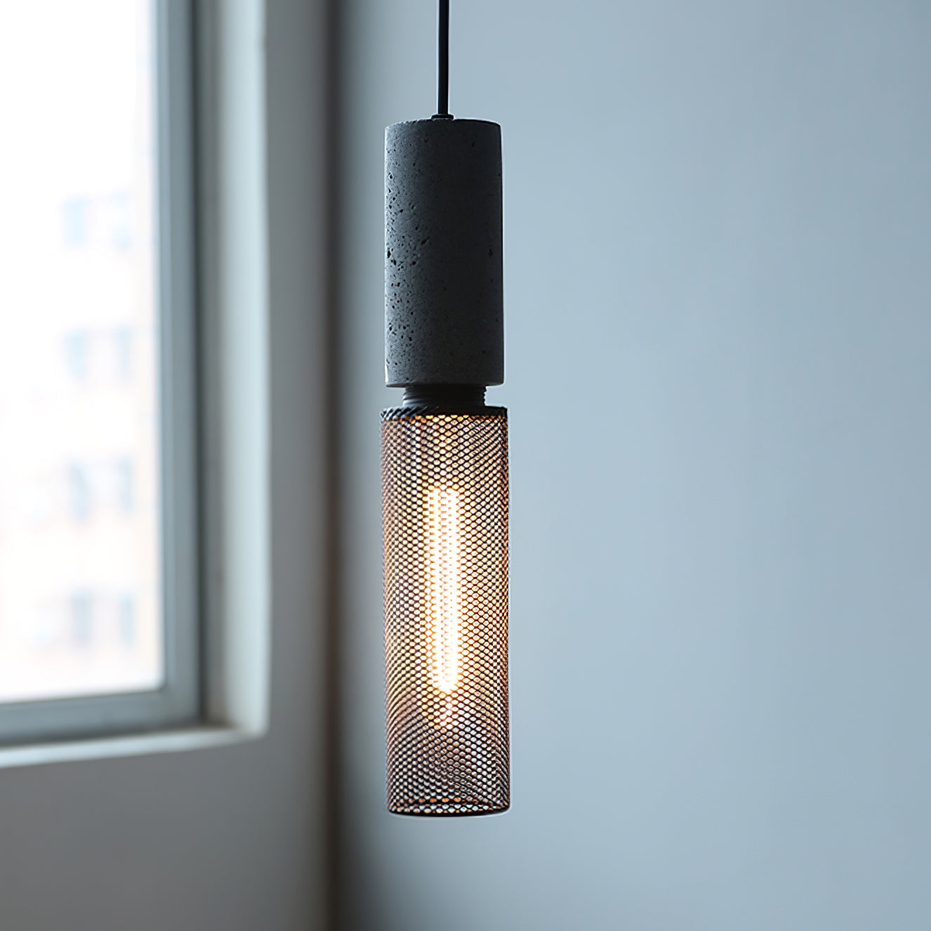 Mesh Cylinder Pendant Light | Ormexis